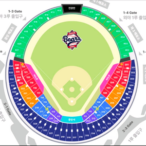토요일 일요일 두산 기아 1루 3루 명당 2연석 이미지