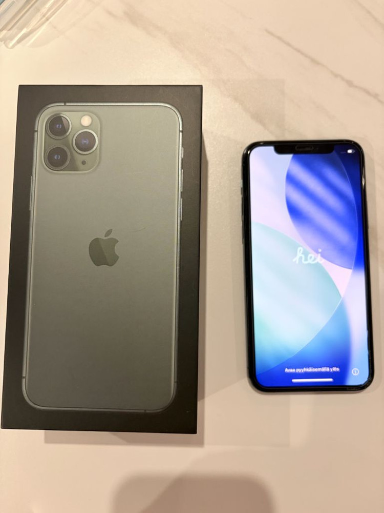 아이폰 11 프로 256g 미드나이트 그린 배터리 70% 이미지