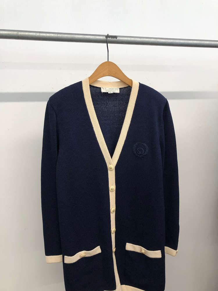 St.John 센죤 클래식 니트 자켓 가디건 M 이미지