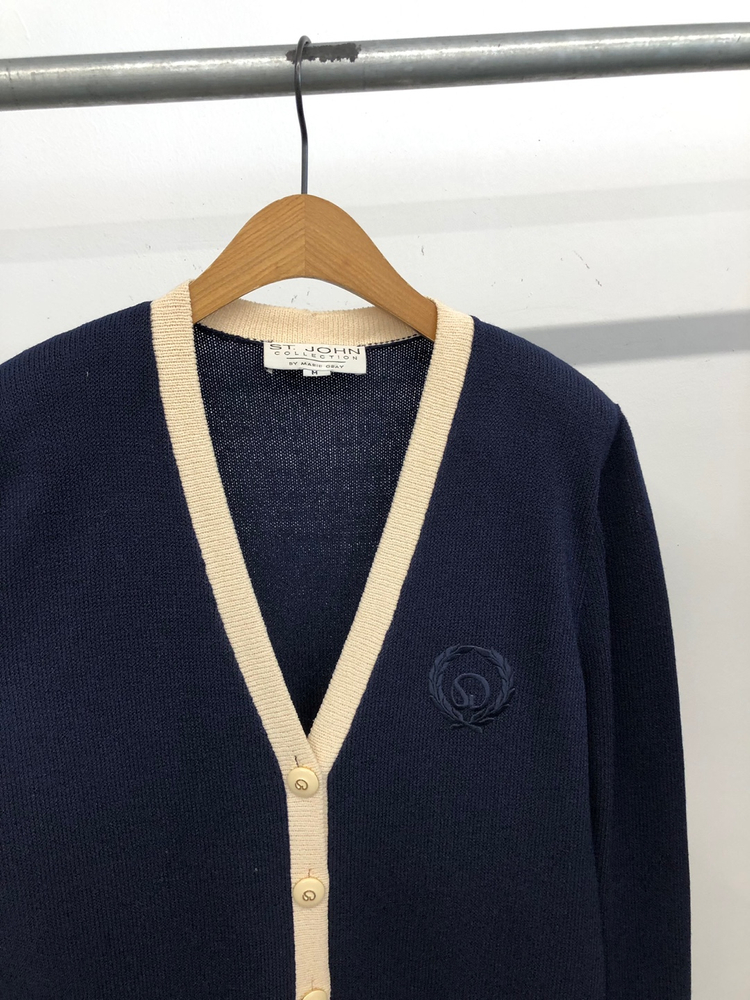 St.John 센죤 클래식 니트 자켓 가디건 M 이미지