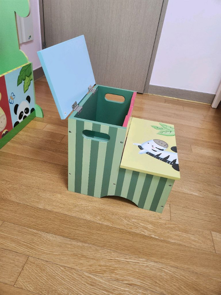 팀슨 유아가구 사파리 행거 + 수납함 + 주니어 화장대 이미지