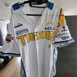 기아타이거즈 선수지급용 유니폼디아도라 갸밀리 노마킹120 이미지