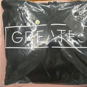 god 20주년 굿즈 GREATEST 블랙 후드티 XL 미착용 이미지
