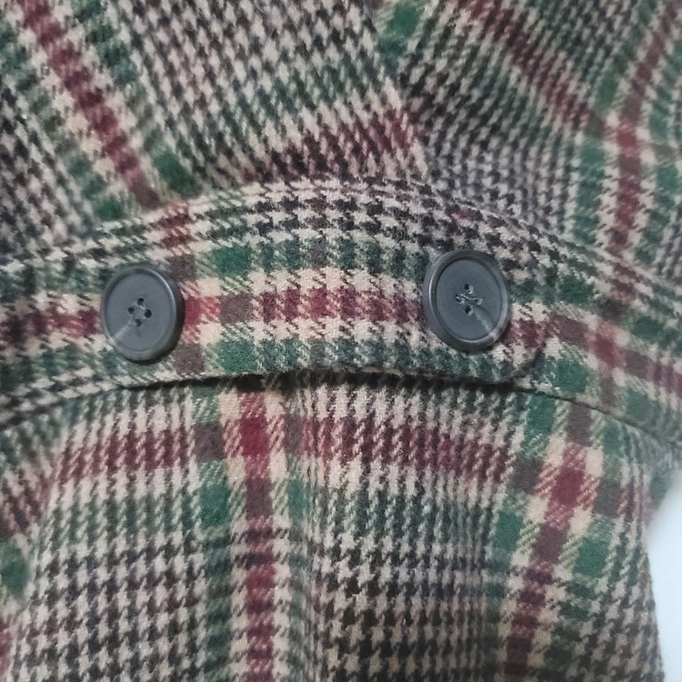 도톰한 체크 브이 뷔스티에 원피스 이미지