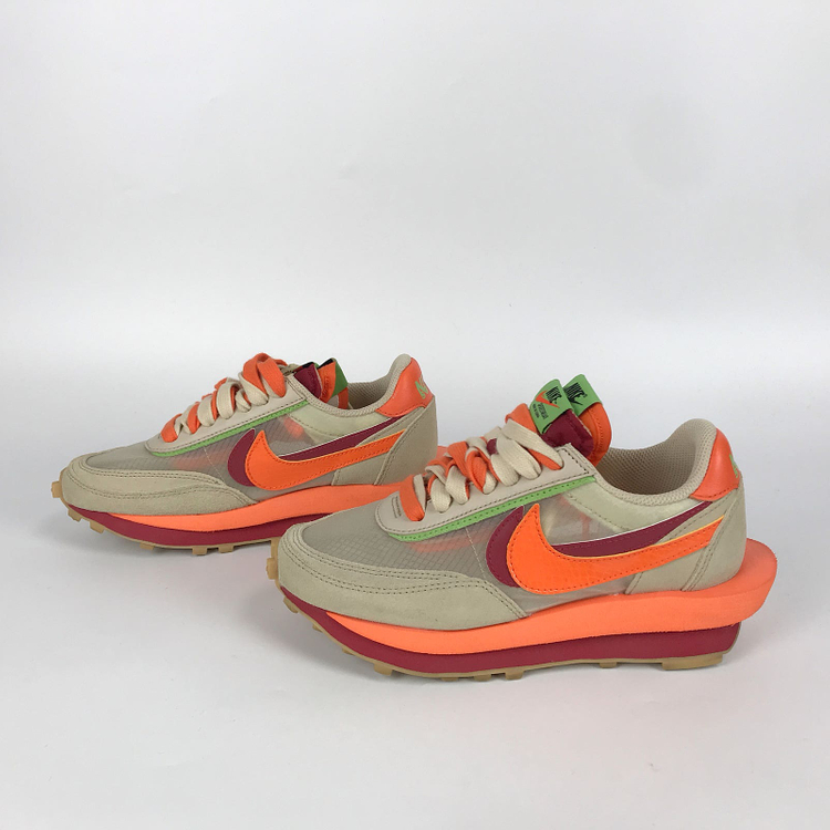나이키 x사카이 x클랏 LD와플 오렌지 블레이즈 신발 여성230 이미지
