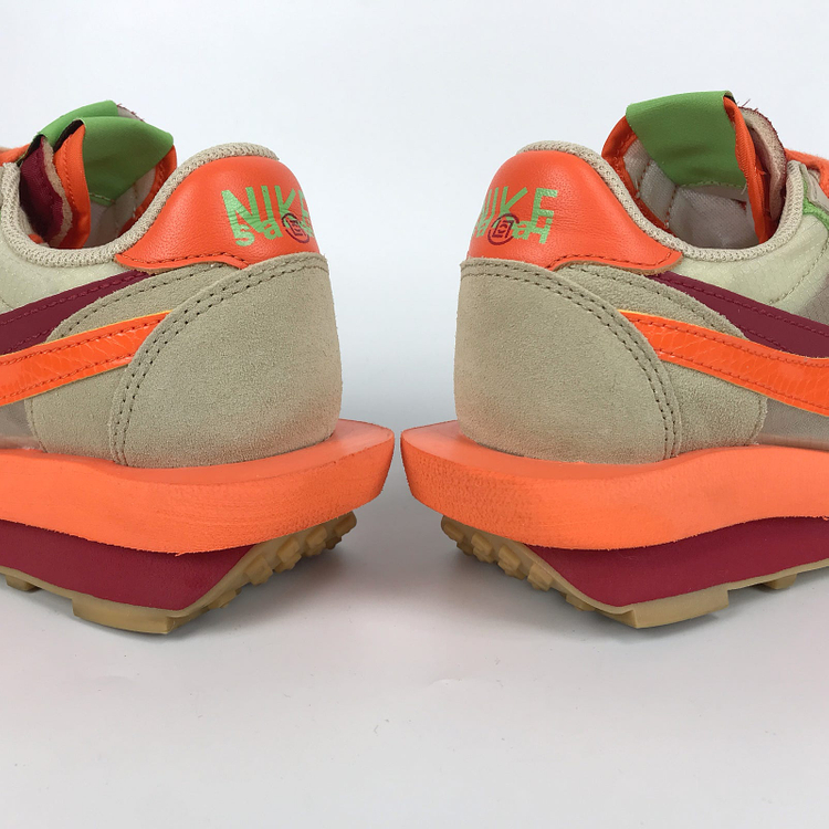 나이키 x사카이 x클랏 LD와플 오렌지 블레이즈 신발 여성230 이미지