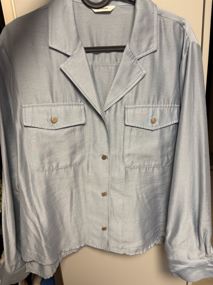 블린느 Bline 오픈 카라 블라우스 이미지