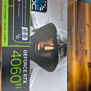 RTX 4060 Ti 8G GALAX 화이트 그래픽카드 이미지