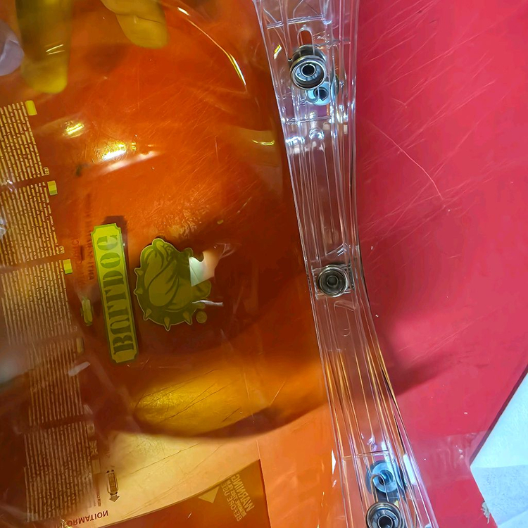 오토바이 오픈 페이스 호환 옐로우 버블쉴드 이미지