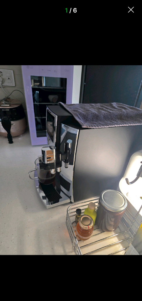 유라 Jura S8 전자동 커피머신 크롬 색상 해외 직구 이미지