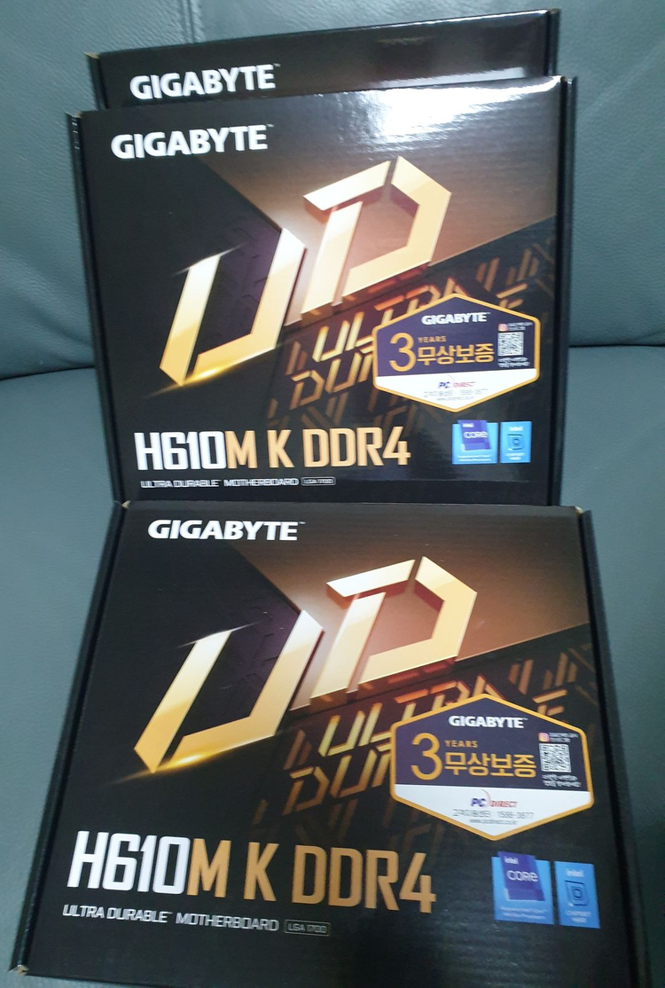 인텔 i5-12400F / 기가바이트 H610M K 이미지