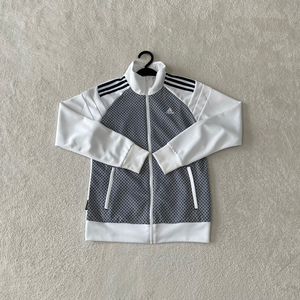 M 아디다스 도트 땡땡이 트랙탑 져지 화이트 이미지