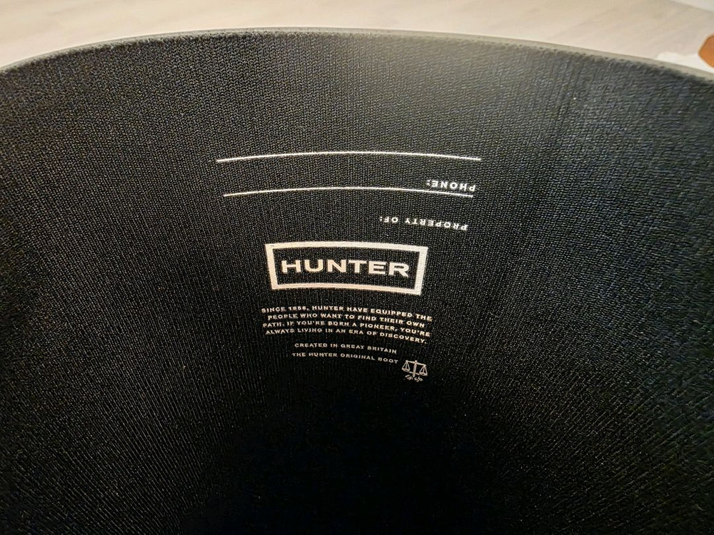 헌터 우먼스 플레이 톨 레인부츠 블랙 240 이미지