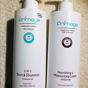 쁘리마쥬 바스앤샴푸 & 로션 대용량 400ml 이미지