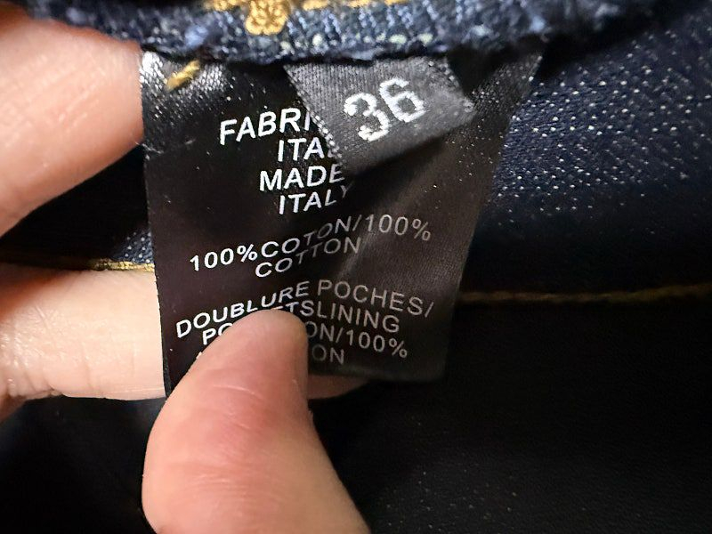 발망 청바지 남성용 34인치 이미지