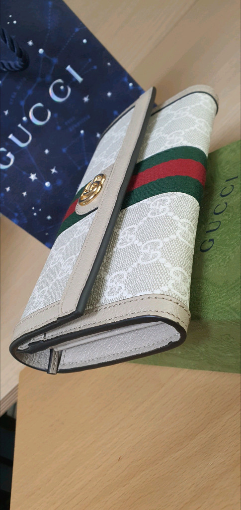 (미사용)구찌 오피디아 신형 장지갑 새상품급 정품(감정O)프라다루이비통디올고야드샤넬셀린느보테가생로랑발렌시아가가방 이미지