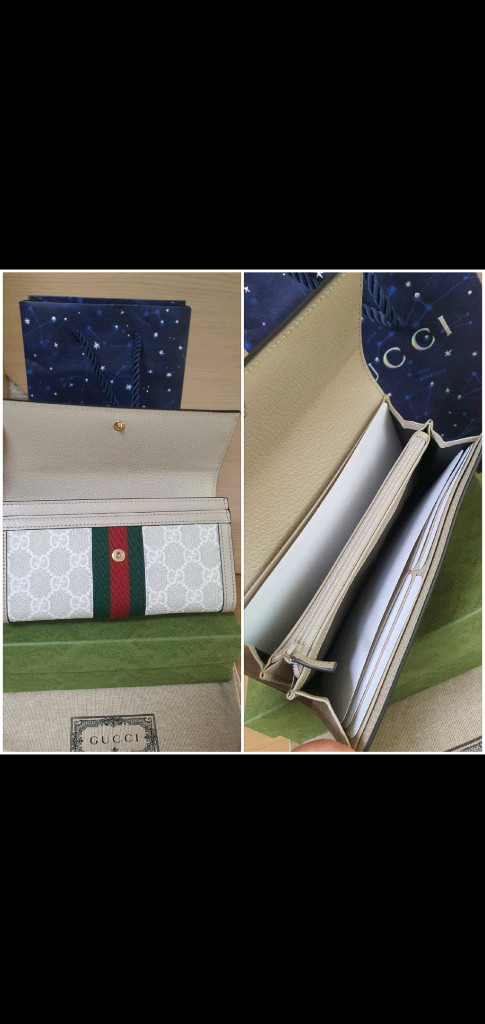 (미사용)구찌 오피디아 신형 장지갑 새상품급 정품(감정O)프라다루이비통디올고야드샤넬셀린느보테가생로랑발렌시아가가방 이미지