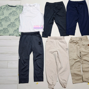 남아 티셔츠 바지 120 110 이미지