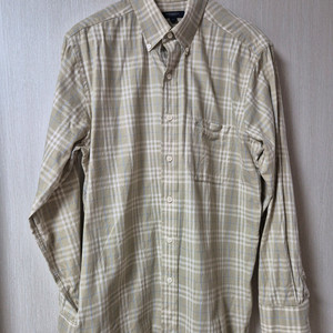 (정품) 버버리 체크 셔츠 남방 M 남성 코튼셔츠 이미지