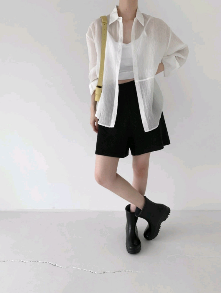 츄츄스 숏 레인부츠 장화 블랙 225-230 / 쇼퍼랜드 어베인 유이르무이 소녀레시피 락피쉬웨어웨더 그루밍 이미지