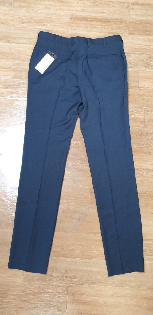 남.34) 트루젠 남성 정장 바지 (미사용) 남성 신사 바지 슈트 / 옅은 네이비색 이미지