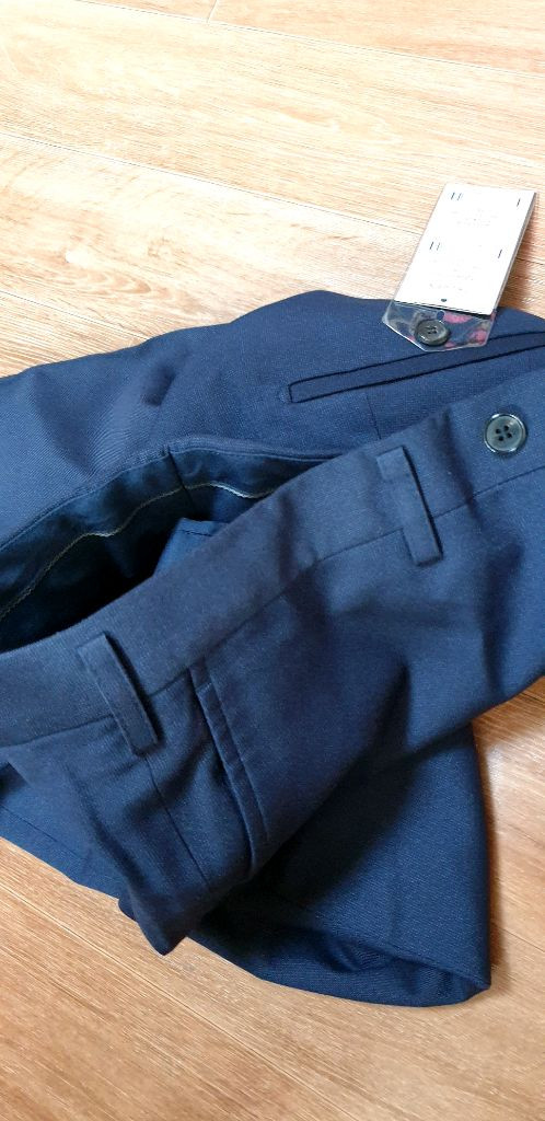 남.34) 트루젠 남성 정장 바지 (미사용) 남성 신사 바지 슈트 / 옅은 네이비색 이미지