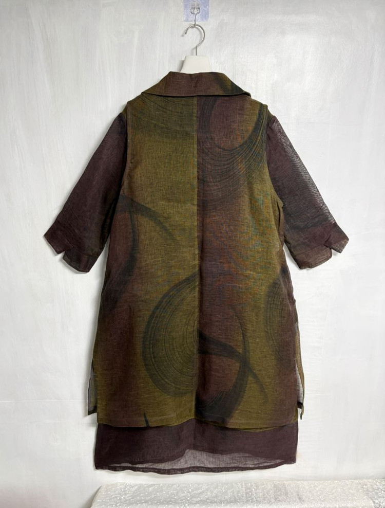 모시 조끼, 모시 원피스 세트 이미지