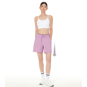 안다르 에어스트 4.5부 쇼츠 M(55반~66) / 픽시핑크 / 운동 반바지 이미지