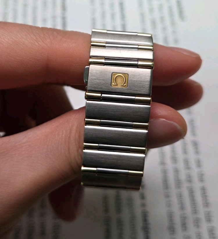 오메가 컨스틸레이션 별로고 하프바 콤비 화이트판 쿼츠 브레이슬릿 ver. 이미지