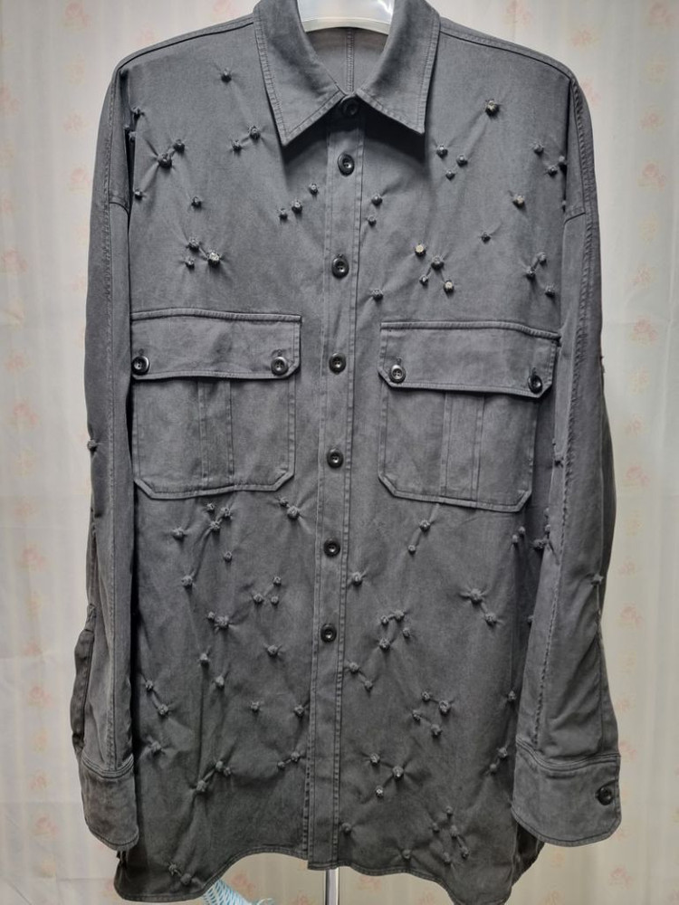 페이스커넥션 오버핏 쥬얼 셔츠 국내매장판 이미지