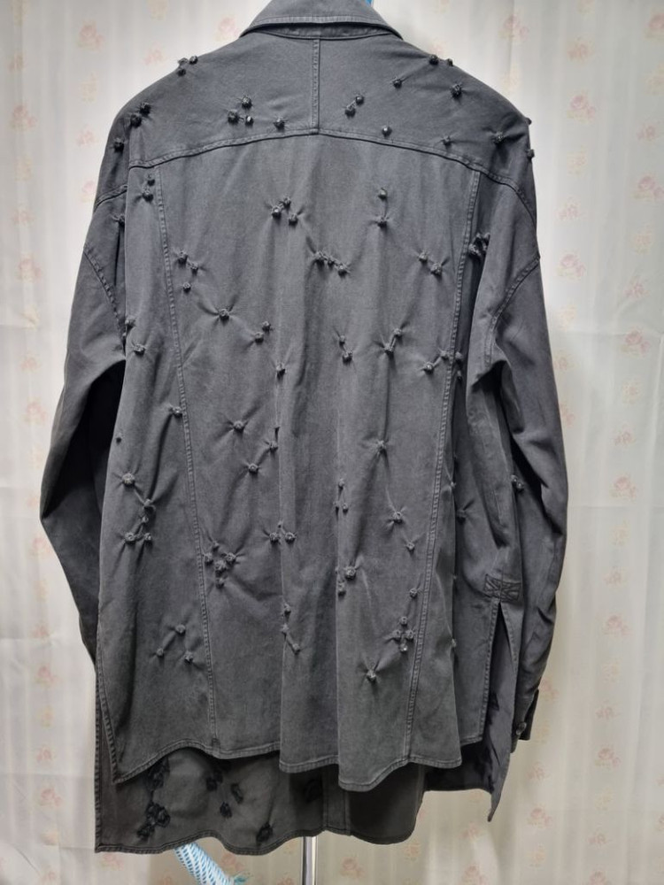 페이스커넥션 오버핏 쥬얼 셔츠 국내매장판 이미지