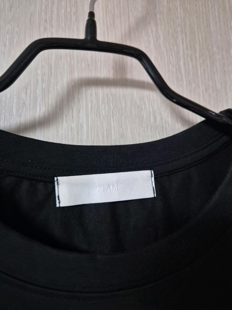 (자체제작) 11AM 티셔츠 에이라인 롱티셔츠 이미지