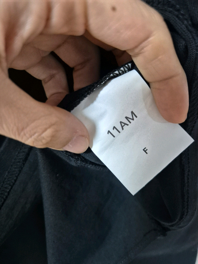 (자체제작) 11AM 티셔츠 에이라인 롱티셔츠 이미지