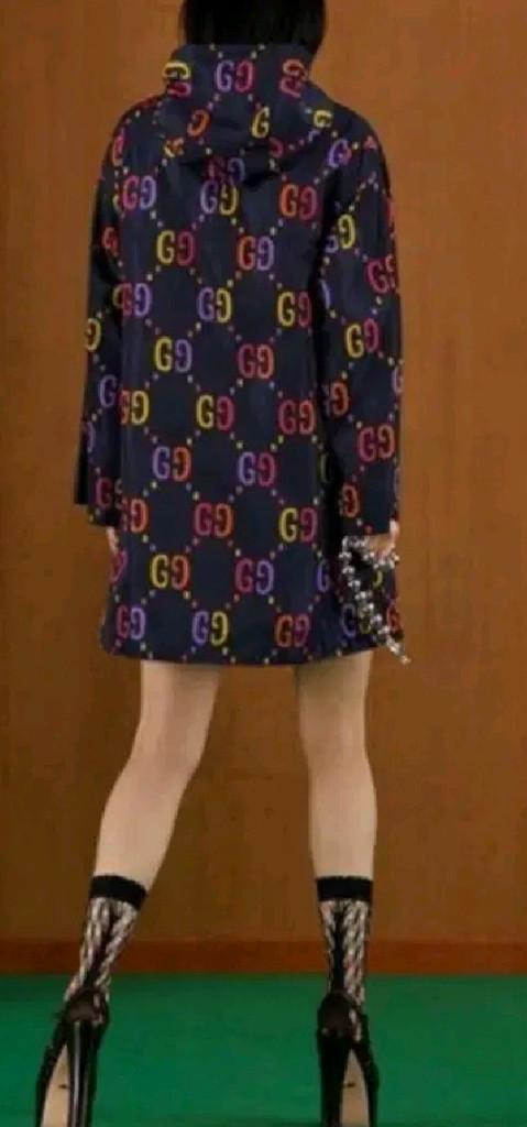 GG 패턴 후드 원피스 정품구찌. 44 55 66새거 이미지
