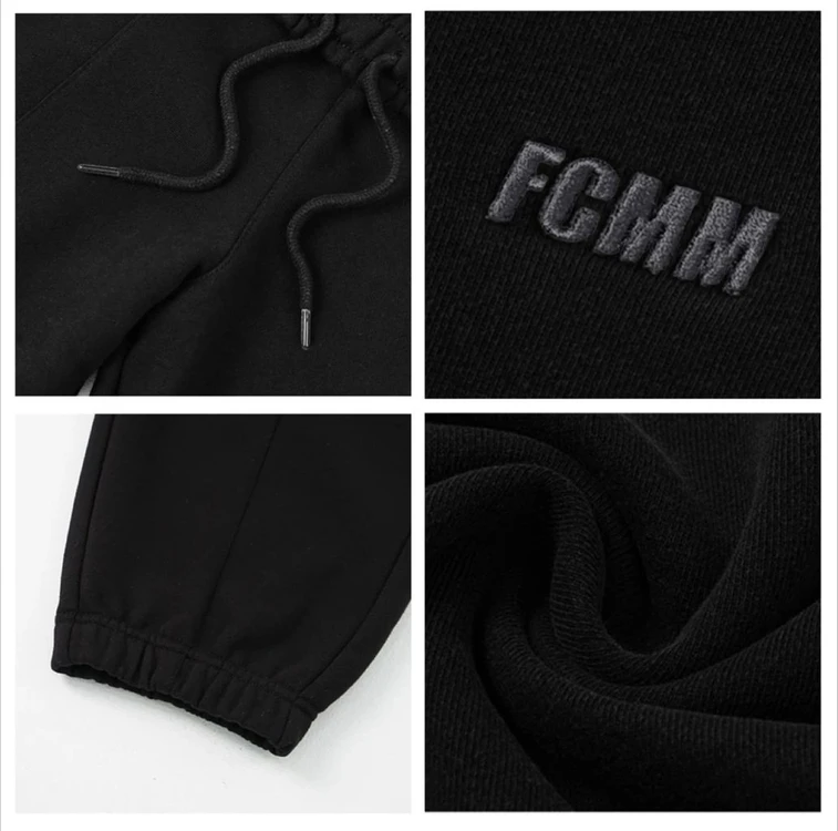 [최종가, 새제품] FCMM 베이직 스몰 로고 조거 팬츠 블랙 S 사이즈 이미지