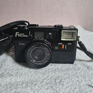 후지 Flash Fujica Date 필름 카메라 +케이스 이미지