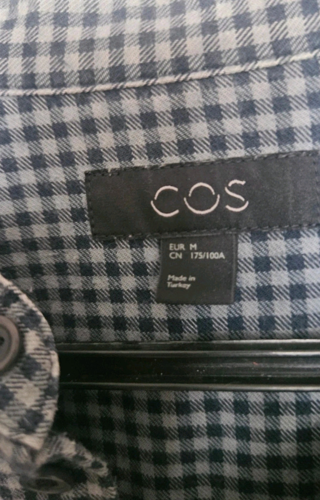 COS 체크 셔츠 M (100) 남성 이미지