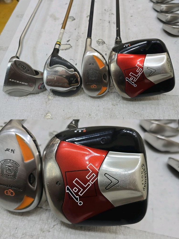 25만 캘러웨이 아이언 등 남성용 중고골프채 풀세트 이미지