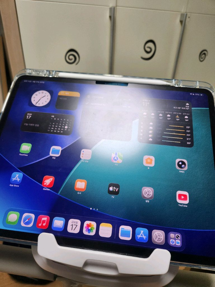 Apple iPad Pro M4 13인치 256GB Wi-Fi 스페이스그레이 애플펜슬 프로 이미지