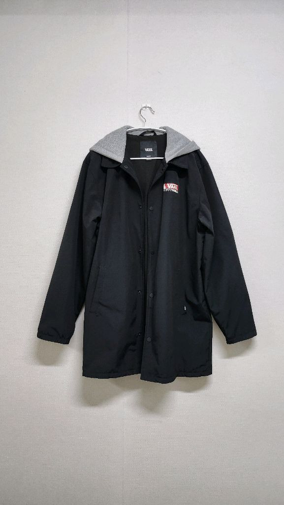 반스 VANS 후드 코치 자켓 M 블랙 / 바람막이 이미지