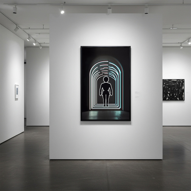 그림 액자 팝아트 인테리어소품 빛과 나 사이 캐릭터그림 실루엣액자 모던한 거실 포인트 대형 아트포스터 감성 인테리어 이미지