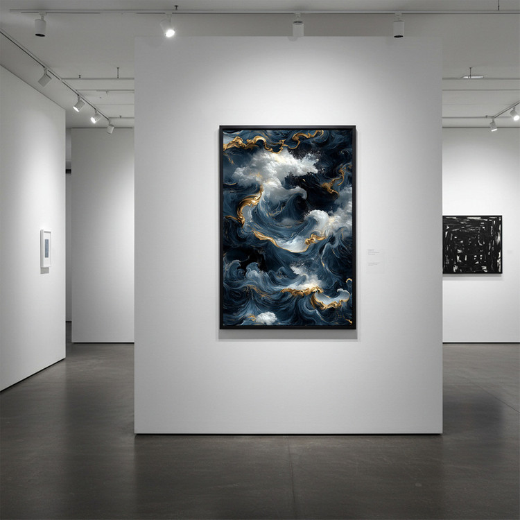 심연의 교향곡 그림 액자 팝아트 인테리어소품 추상화 바다그림 고급 대형 거실 벽면 포인트 인테리어액자 고퀄리티 이미지