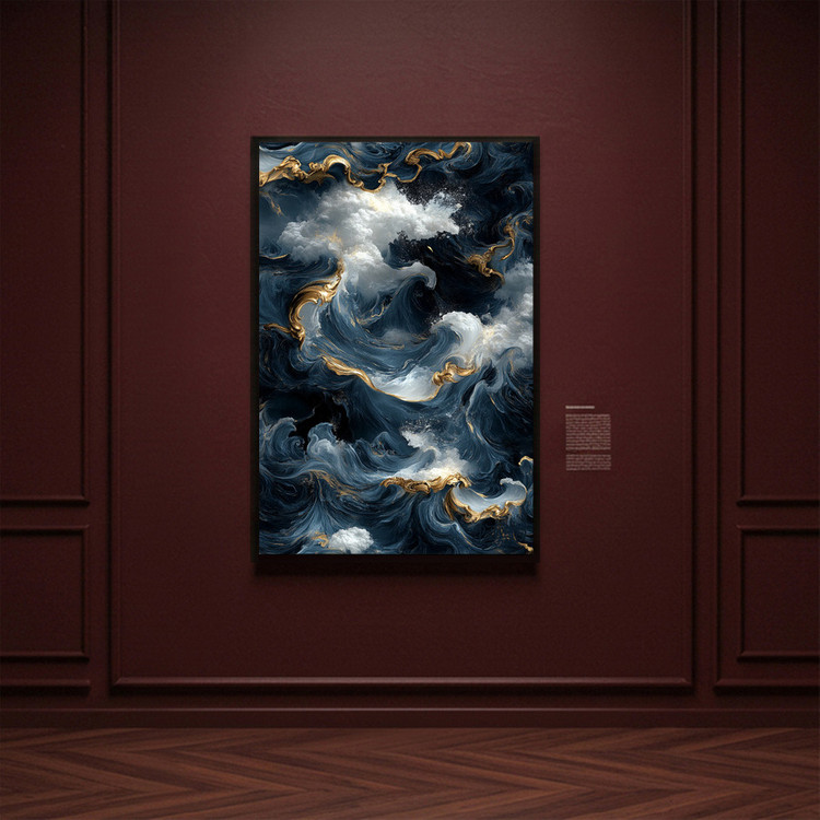 심연의 교향곡 그림 액자 팝아트 인테리어소품 추상화 바다그림 고급 대형 거실 벽면 포인트 인테리어액자 고퀄리티 이미지