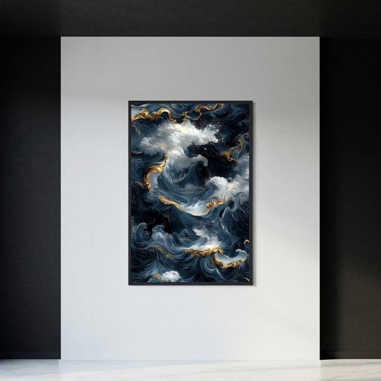 심연의 교향곡 그림 액자 팝아트 인테리어소품 추상화 바다그림 고급 대형 거실 벽면 포인트 인테리어액자 고퀄리티 이미지