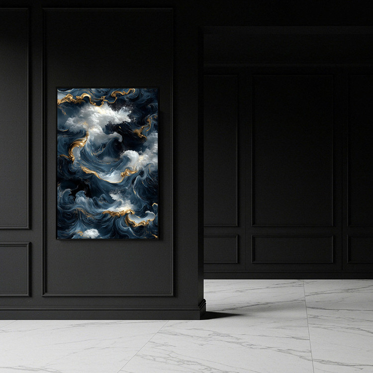 심연의 교향곡 그림 액자 팝아트 인테리어소품 추상화 바다그림 고급 대형 거실 벽면 포인트 인테리어액자 고퀄리티 이미지