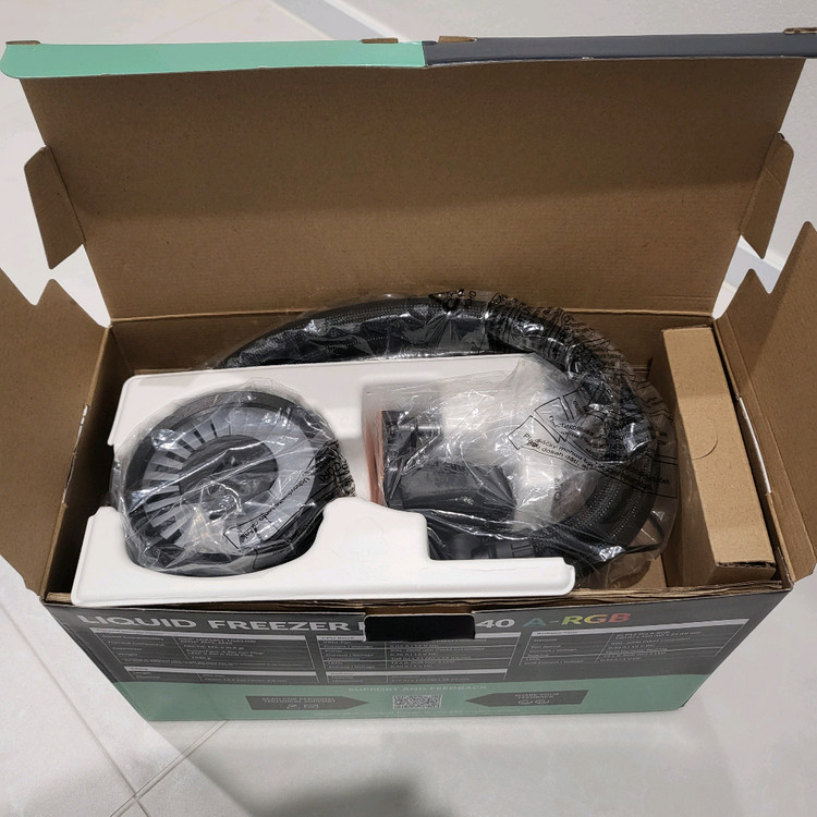 Arctic Liquid Freezer III Pro 240 A-RGB 수냉쿨러 (6년보증) 이미지