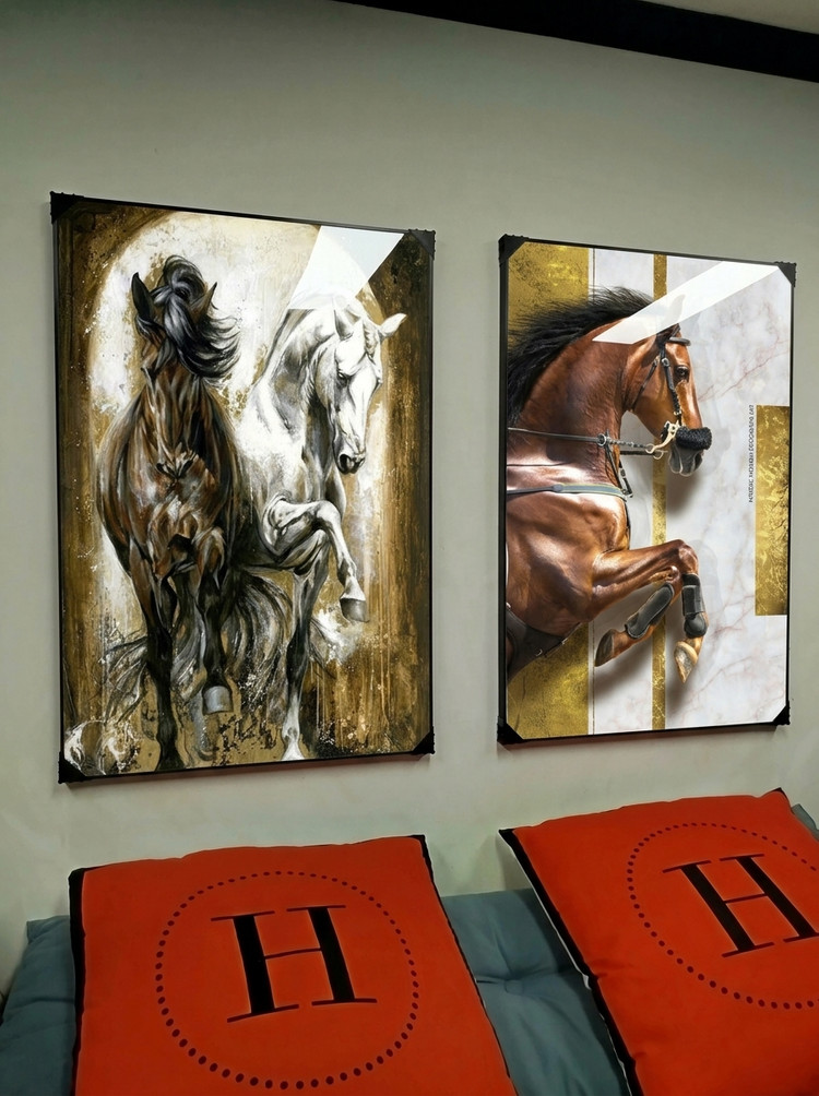 그림 액자 팝아트 인테리어소품 말그림 말액자 대형 거실 고급 인테리어액자 벽걸이 아트포스터 캔버스 모던 스타일 이미지