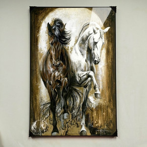 그림 액자 팝아트 인테리어소품 말그림 말액자 대형 거실인테리어 모던하고 고급스러운 벽걸이용 아트포스터 작품 추천합니 이미지