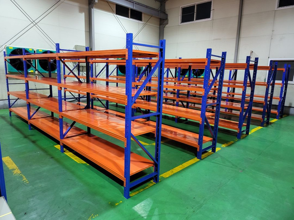 최저가 중량랙 철제다이 무볼트 철제선반 중량랙 매장랙 쇼팡몰랙 창고랙 이미지