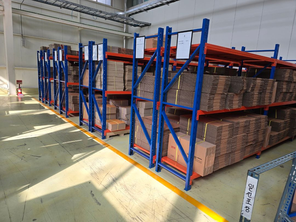 최저가 중량랙 철제다이 무볼트 철제선반 중량랙 매장랙 쇼팡몰랙 창고랙 이미지